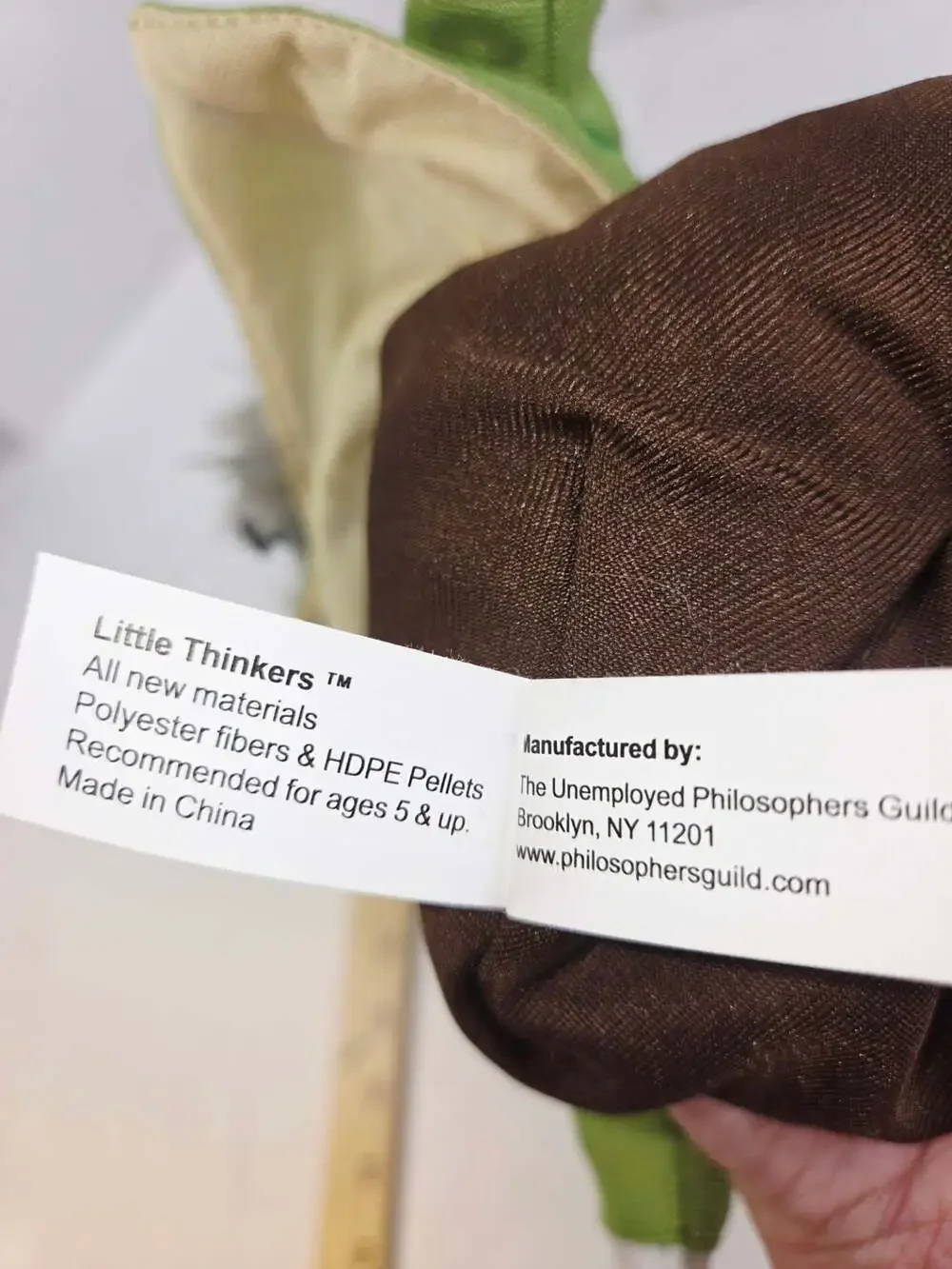 Little Thinkers Alexander Hamilton Plush - Unemployed Philosophers Guild